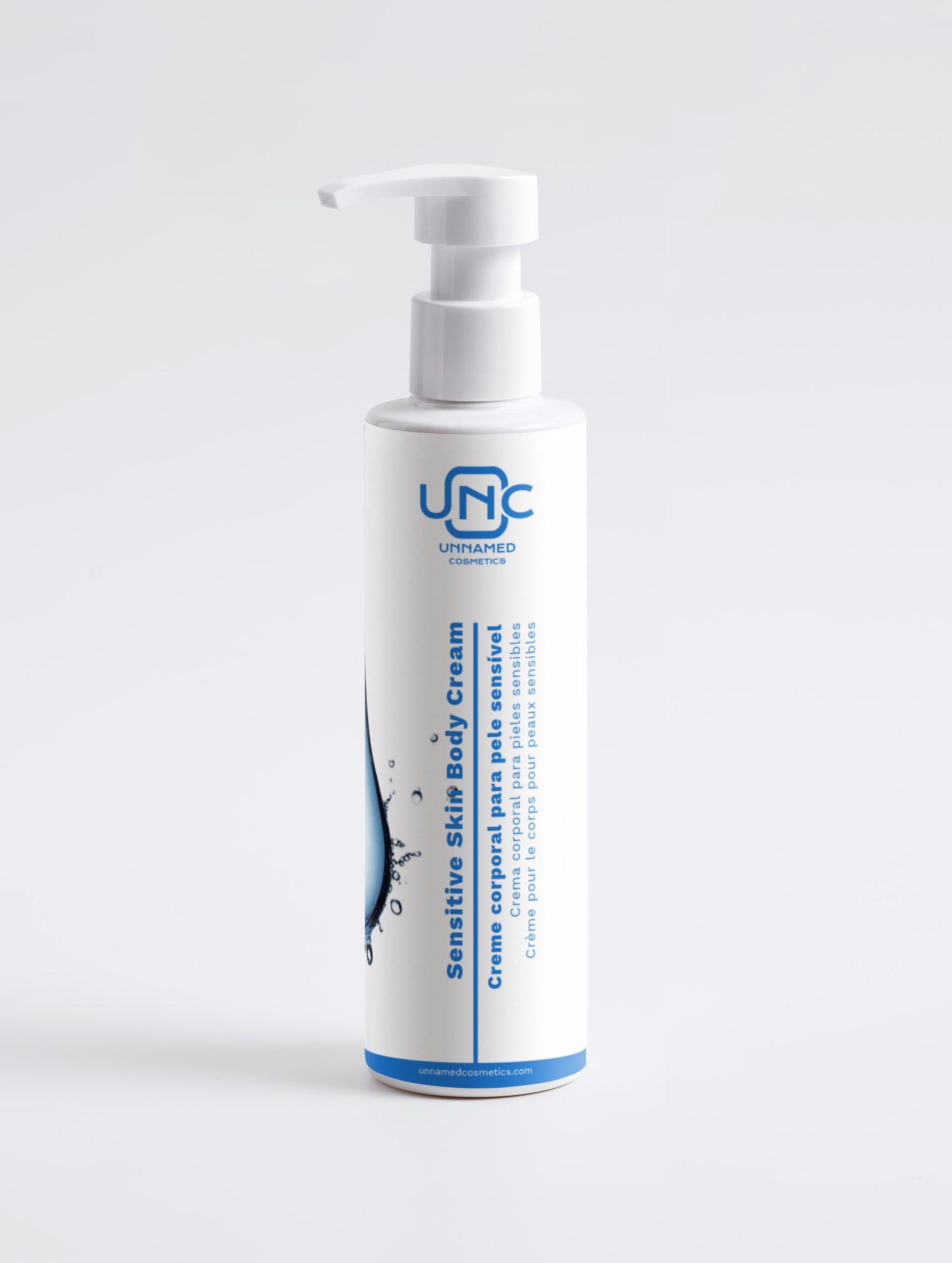 Crema corporal para piel sensible
