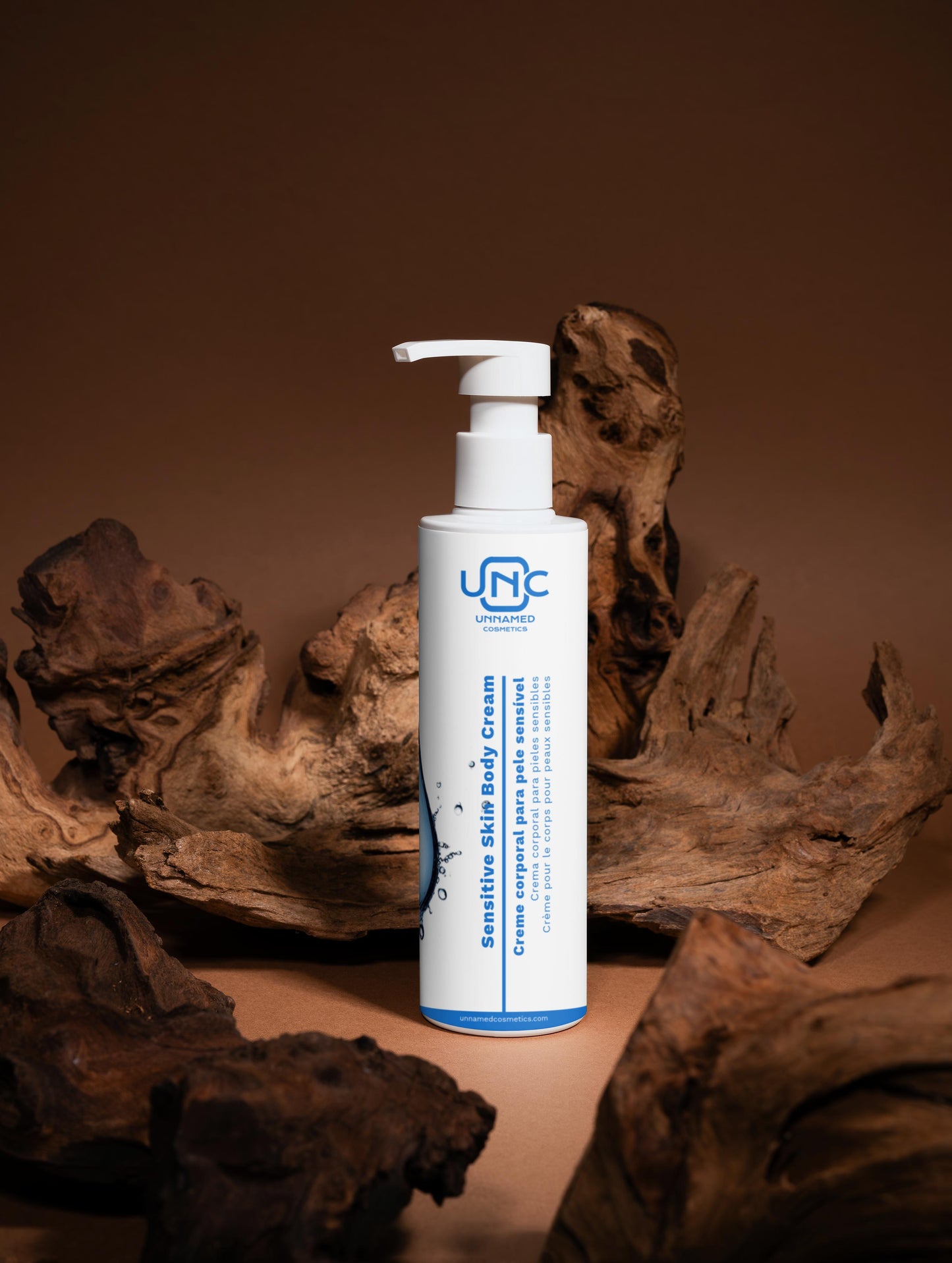 Crema corporal para piel sensible
